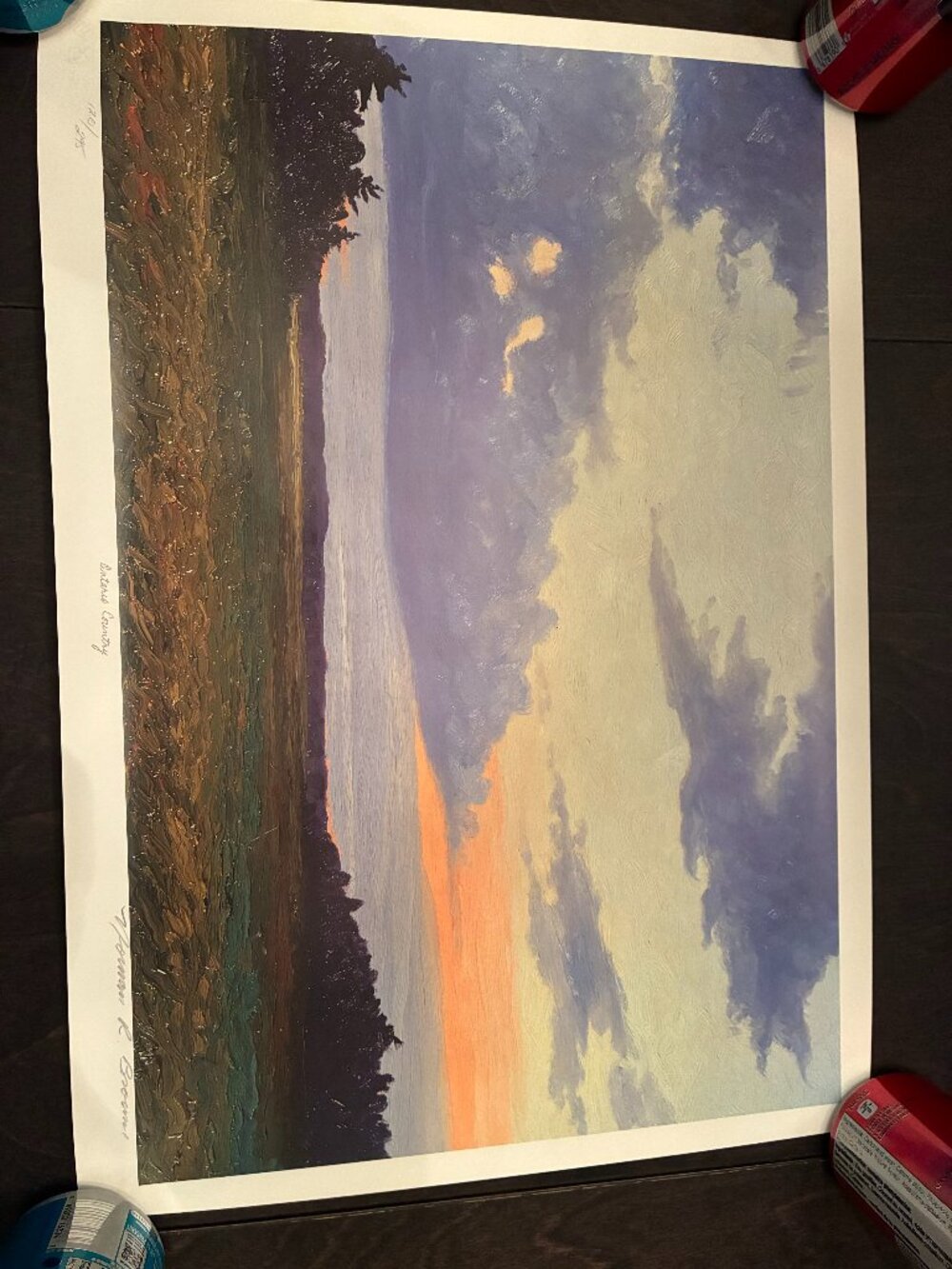 original limited-edition print "Ontario Country" by Norman R. Brown